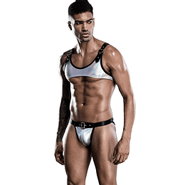 Conjunto masculino Bikini y Crop Top