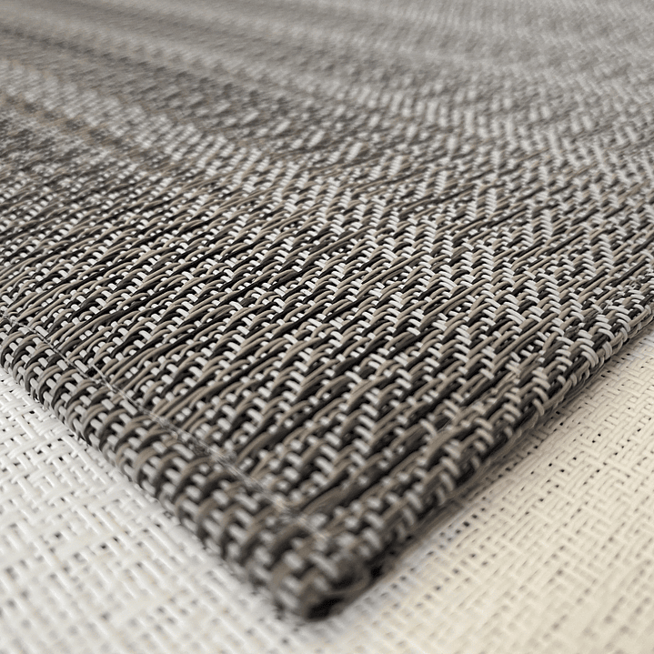 Alfombra Vinilo DB5152A – Gris y Negro con Dobladillo Pro 1