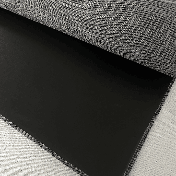 Alfombra Vinilo DB5152A – Gris y Negro con Dobladillo Pro 2