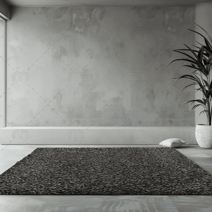 Alfombra Suave Carbón Poliamida Área Estilo Decoración – Sensación SE-99 6