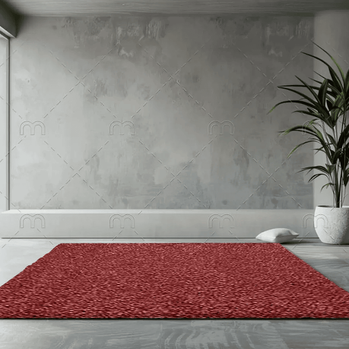 Alfombra de Poliamida Suave Burdeos – Sensación SE-19 3