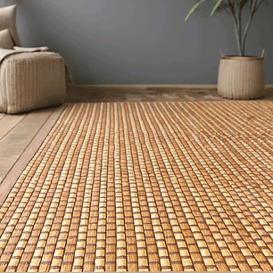 Alfombra Bambú DB922A – Natural y Minimalista