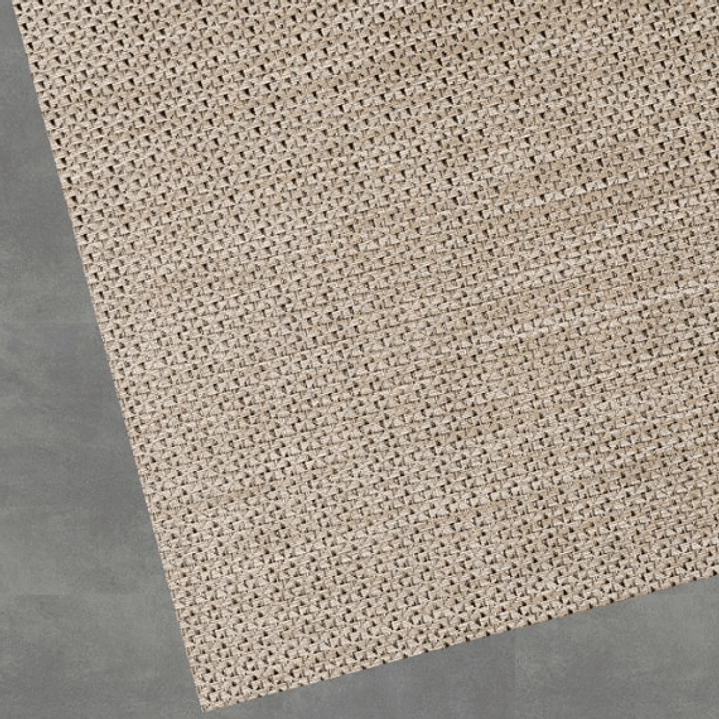 Alfombra de vinilo lavable – Antideslizante beige arena 2