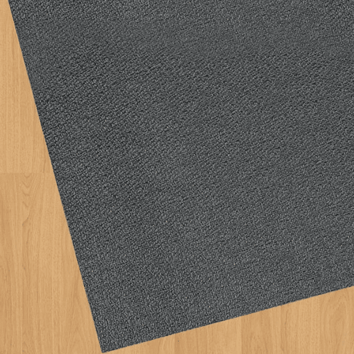 Alfombra vinílica DB5161A – Tejido negro | Lavable, antideslizante, acabado al corte 2