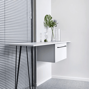 Alfombra de vinilo lavable Luna – Azul claro DB5156A