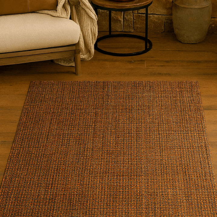 Alfombra de vinilo lavable – Antideslizante beige arena 4