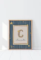 LAMINA DECORATIVA INFANTIL INICIALES CON NOMBRE 04 (personalizable) - Miniatura 1