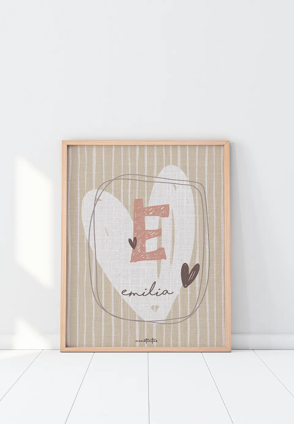 LAMINA DECORATIVA INFANTIL INICIALES CON NOMBRE 13 (personalizable) 1