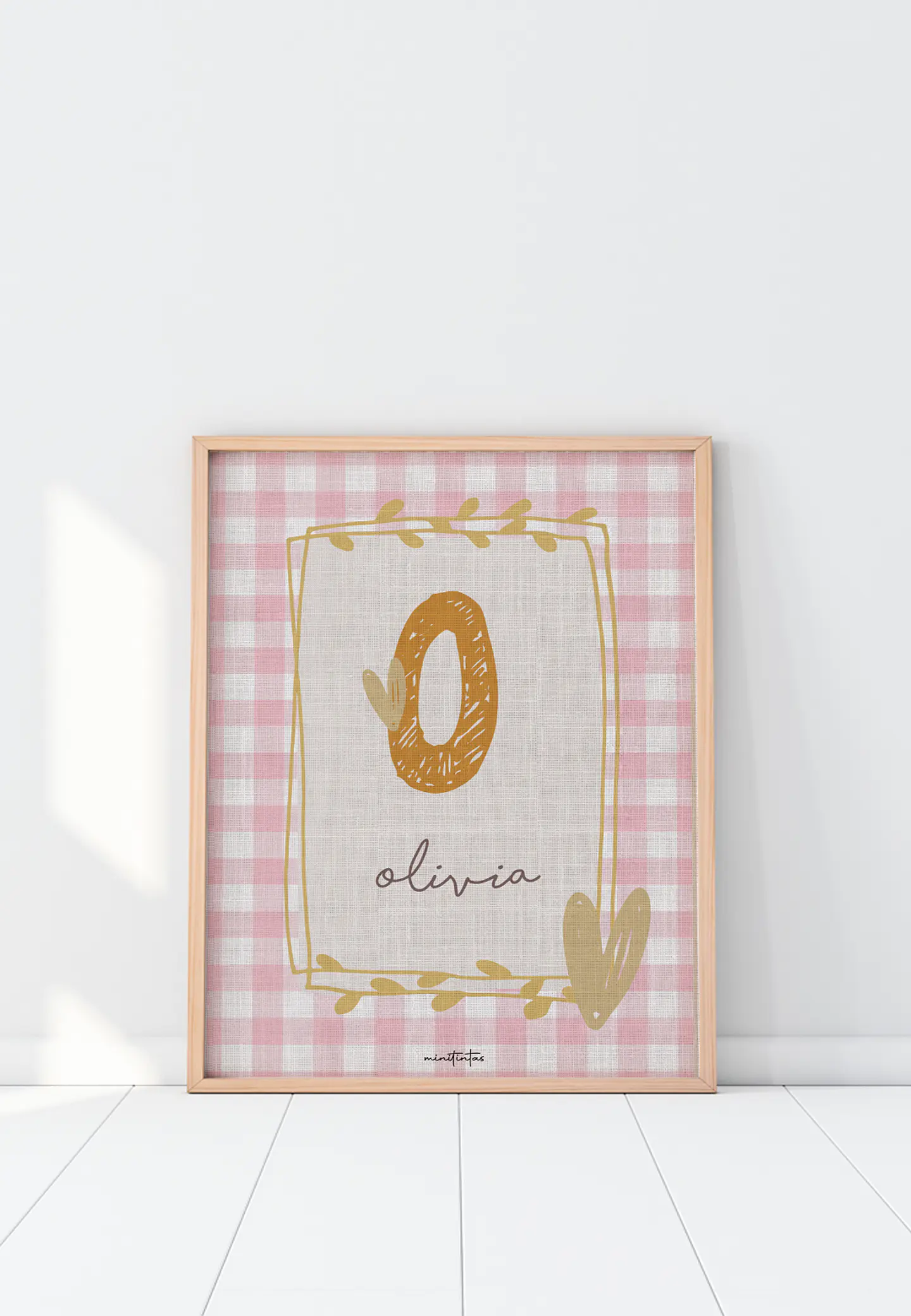 LAMINA DECORATIVA INFANTIL INICIALES CON NOMBRE 17 (personalizable) 1