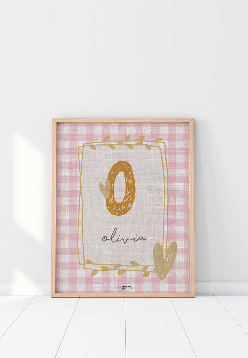 LAMINA DECORATIVA INFANTIL INICIALES CON NOMBRE 17 (personalizable) 1