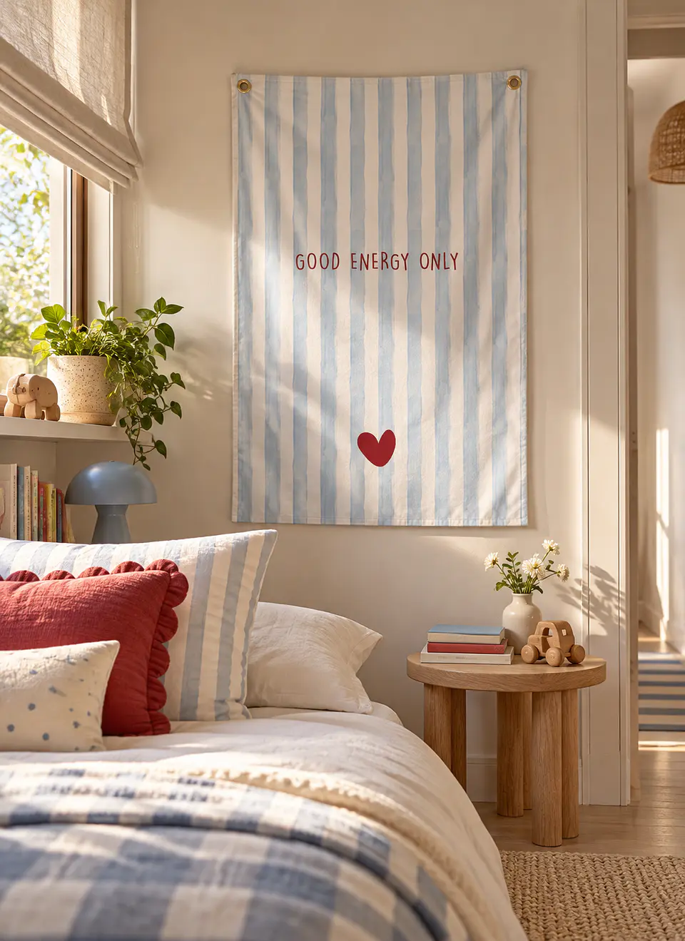 DECO TEXTIL LIENZO GOOD ENERGY 1