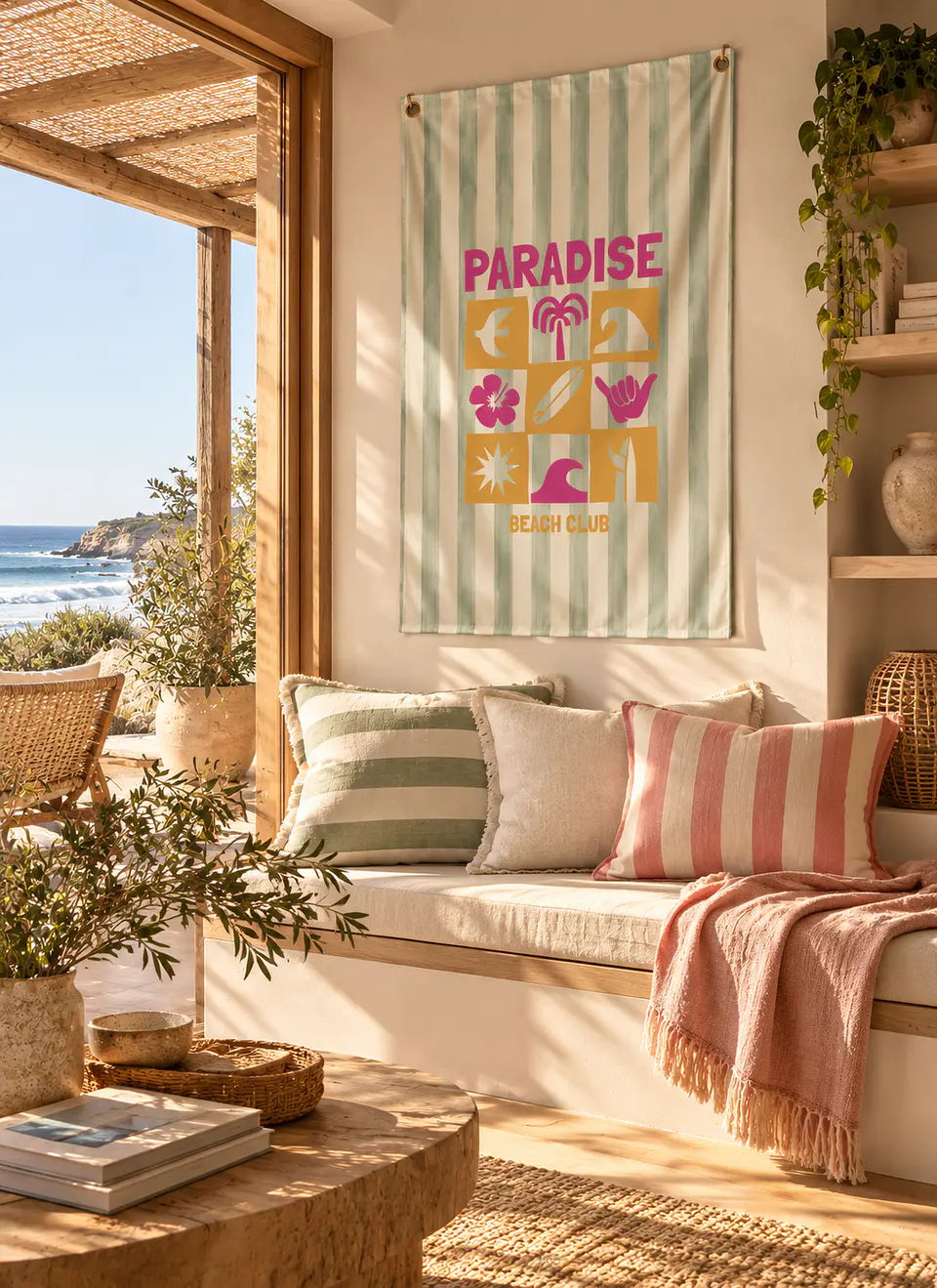 DECO TEXTIL LIENZO PARADISE 1