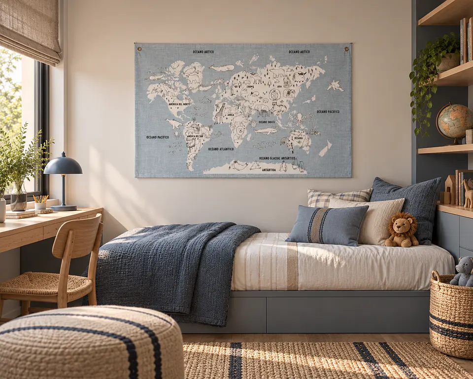 DECO TEXTIL LIENZO MAPA KIDS 01 1
