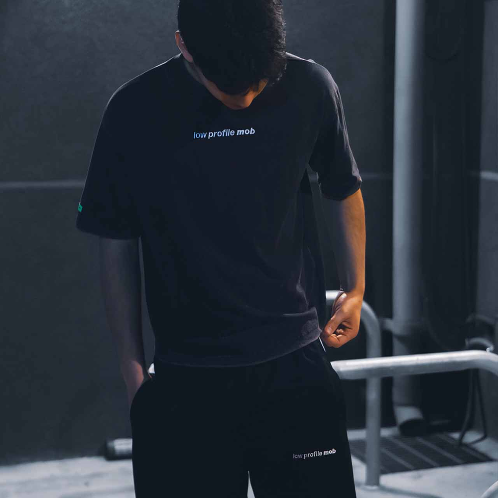 low profile mob boxy tee acid blue 1