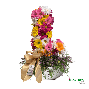 Letra inicial del Nombre de tu persona amada con Flores