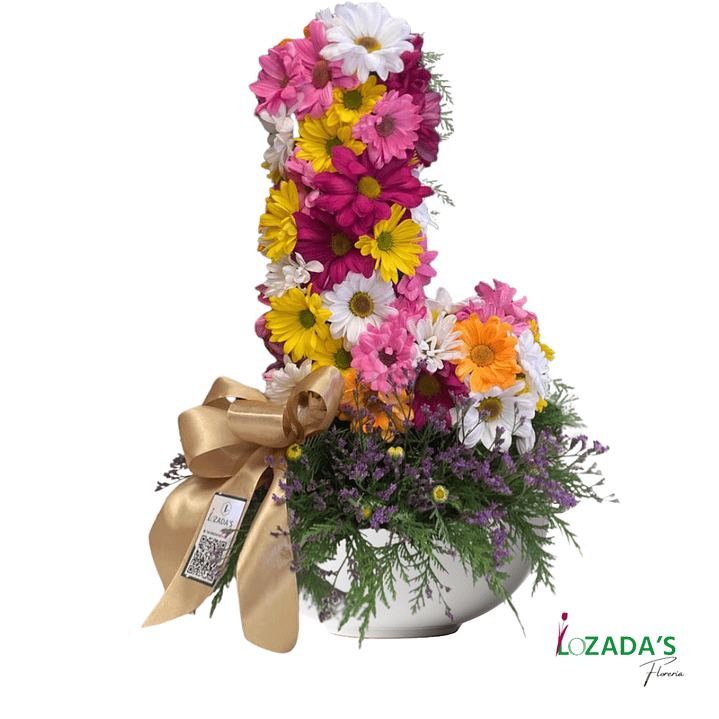 Letra inicial del Nombre de tu persona amada con Flores 2