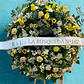 Corona de Condolencias  para Masones con cinta - Miniatura 1
