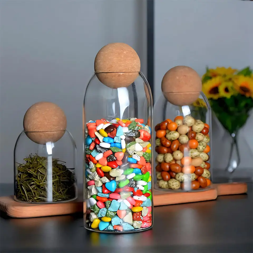 Pack de Contenedores con Tapa de Corcho 1