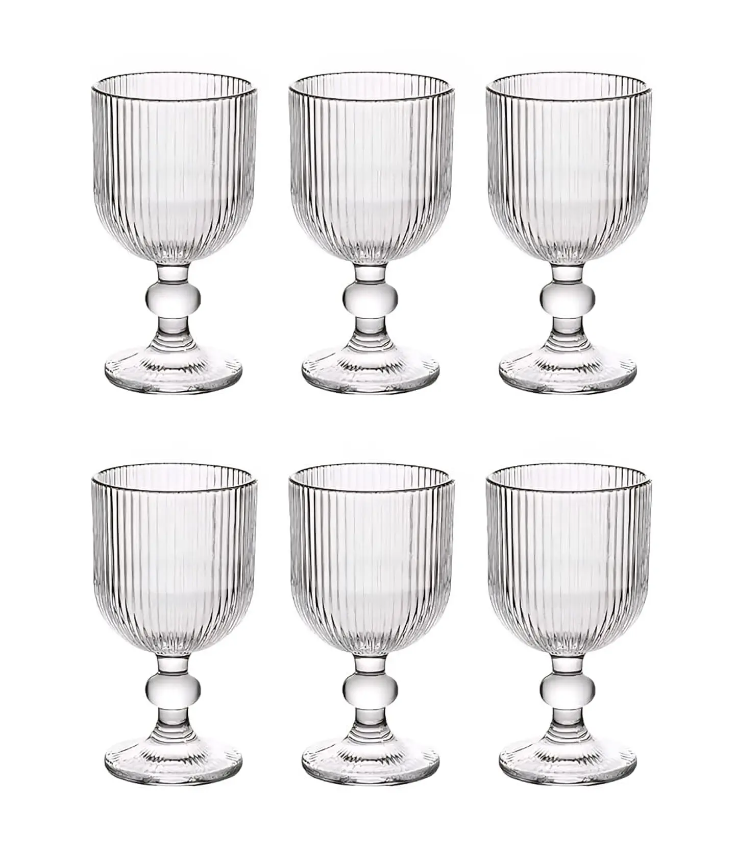 Set de 6 Copas Talladas 390ml 4