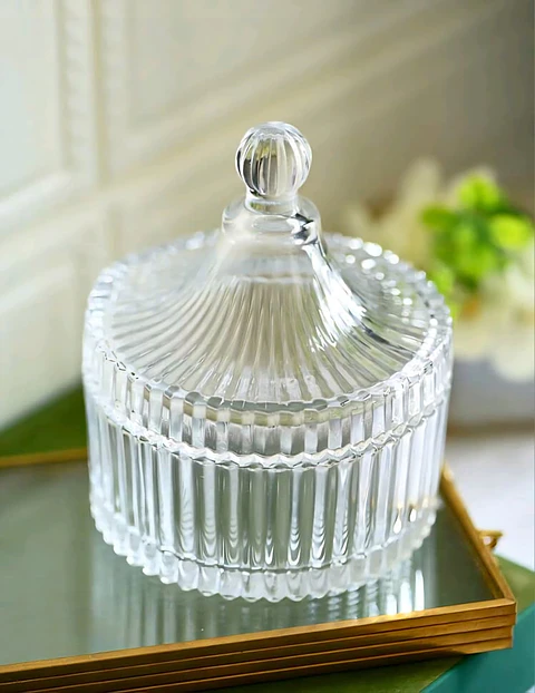 Azucarero, especiero de Vidrio