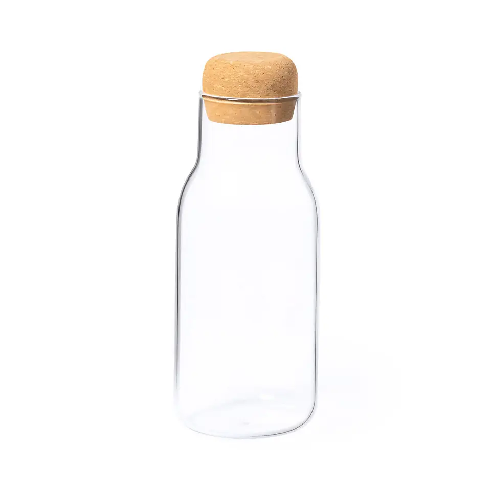 Botellas de vidrio con tapa de corcho 3