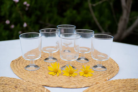 Set de 6 Mini copas de postre (180 ml)