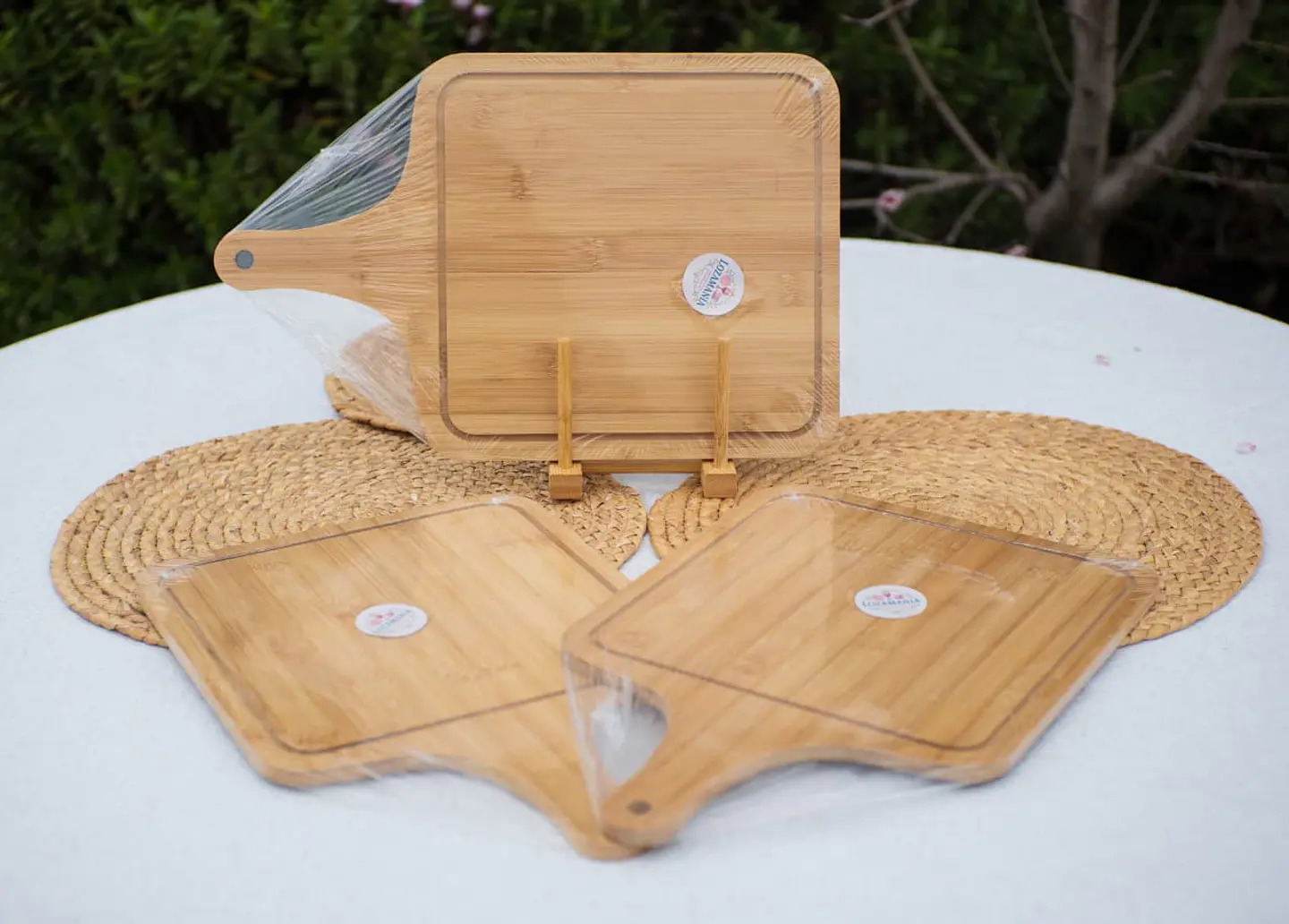 Tabla de Bambú con mango  5