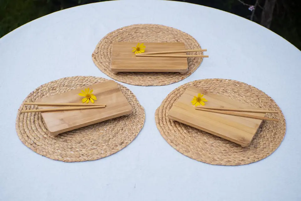 Tablas de Bambú para Sushi y Sashimi  3