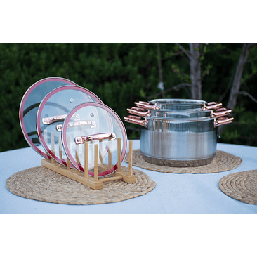 Set de Ollas de Acero inoxidable Kaisa Villa 6 piezas 7