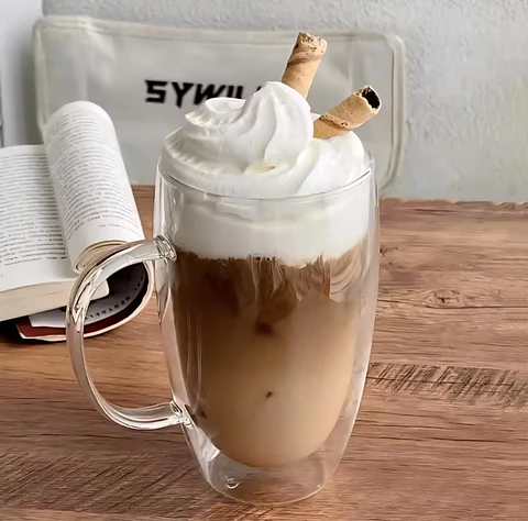 Tazas Doble Fondo XL de 400 ml con asas