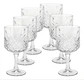 Set de 6 copas de gin 463 ml – vidrio tallado elegante para cócteles - Miniatura 2
