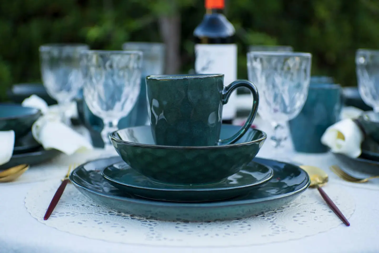 Set de Loza Rústica para 4 y 6 personas  