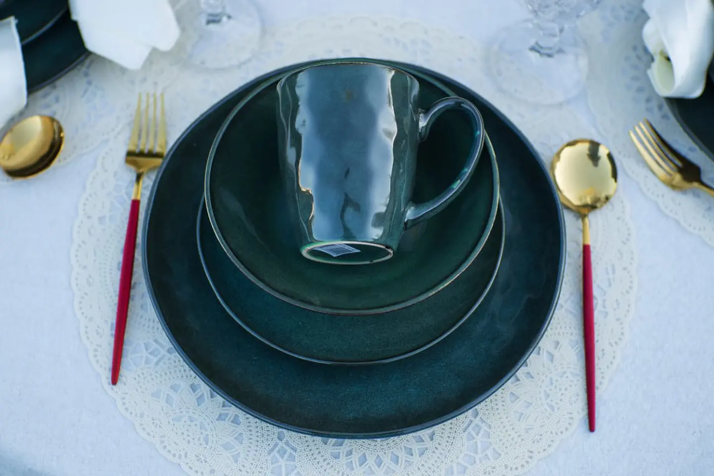 Set de Loza Rústica para 4 y 6 personas  