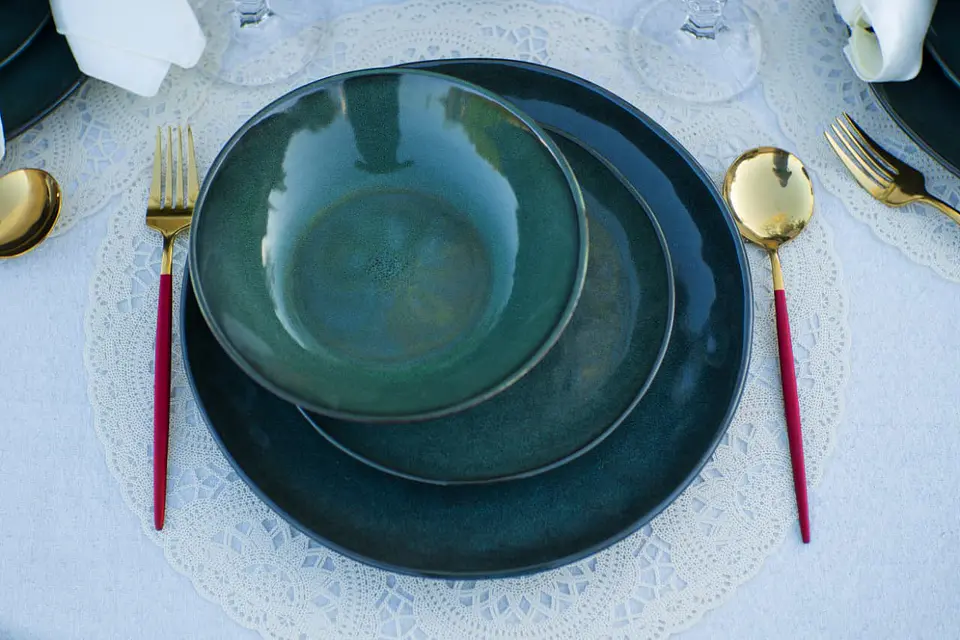 Set de Loza Rústica para 4 y 6 personas  