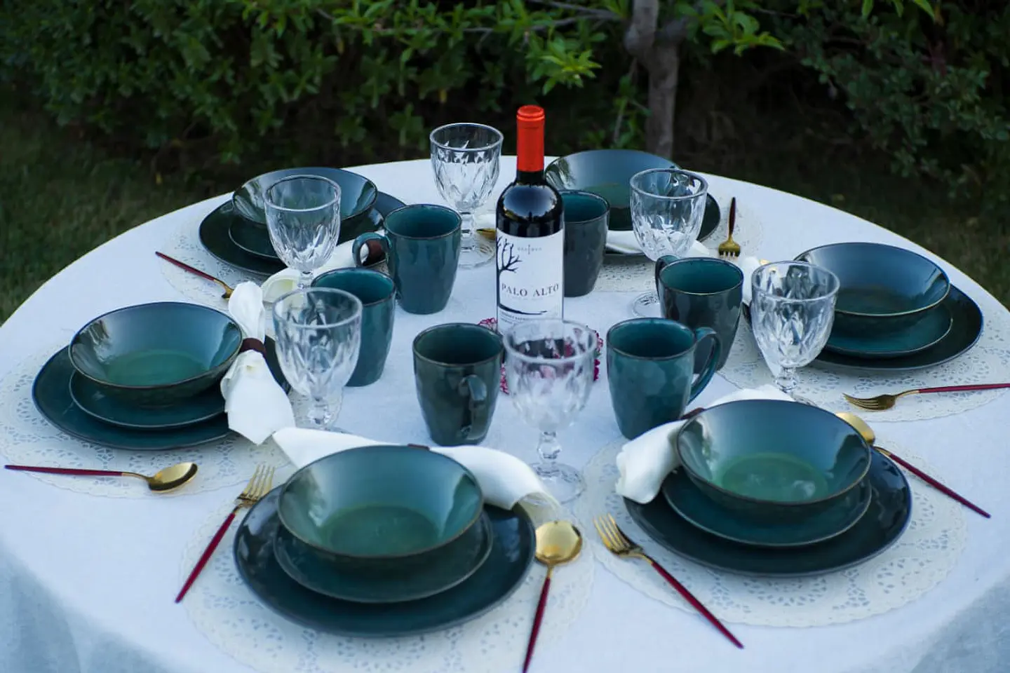 Set de Loza Rústica para 4 y 6 personas  