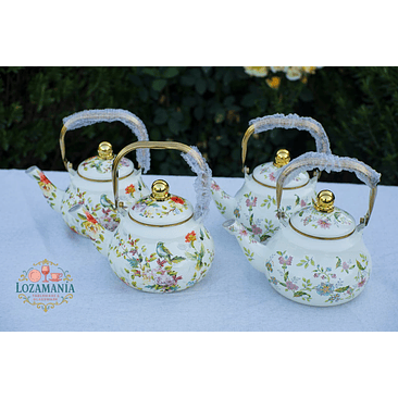 Tetera enlozada de 2 litros 6