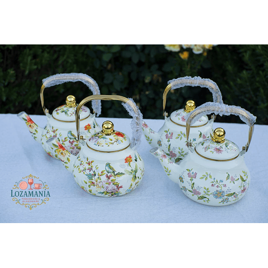 Tetera enlozada de 2 litros 6