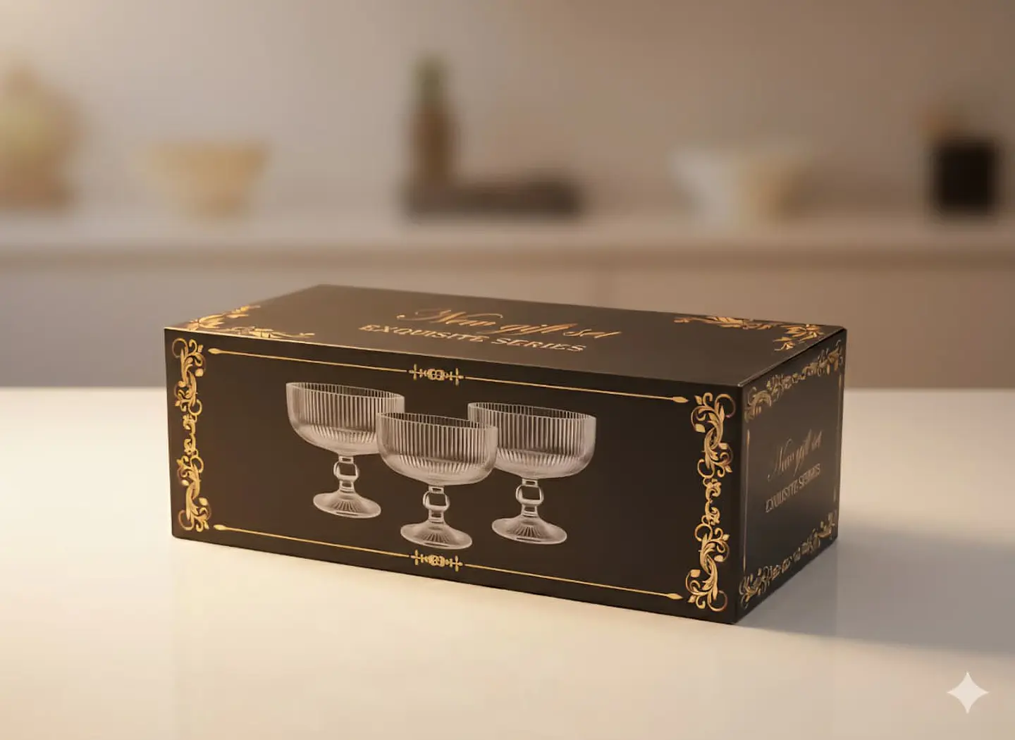 Set de 6 Copas de Helado, Postre,  260 ml 3
