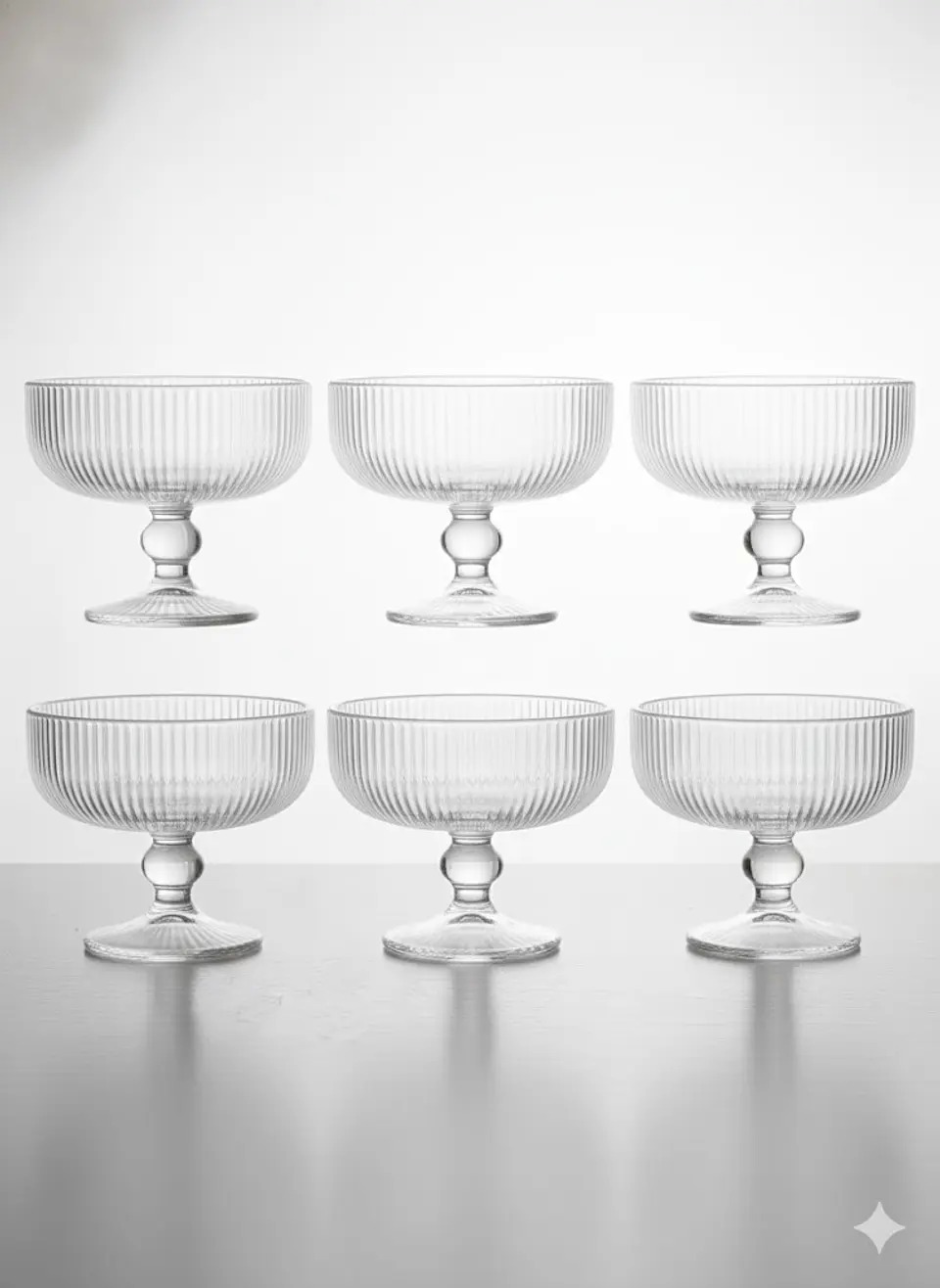 Set de 6 Copas de Helado, Postre,  260 ml 4