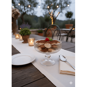 Set de 6 Copas de Helado, Postre,  260 ml 1