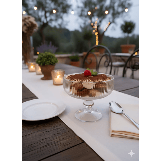 Set de 6 Copas de Helado, Postre,  260 ml 1