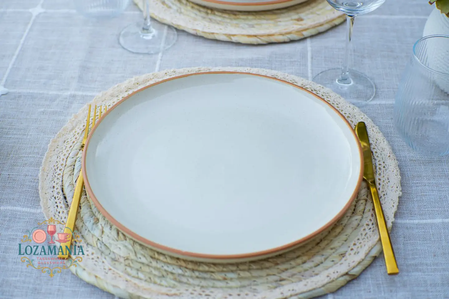 Set de Loza 16 piezas para 4 personas Beige. 2