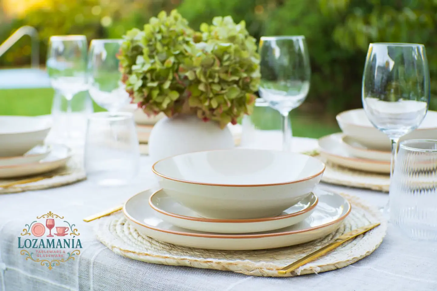 Set de Loza 16 piezas para 4 personas Beige. 10