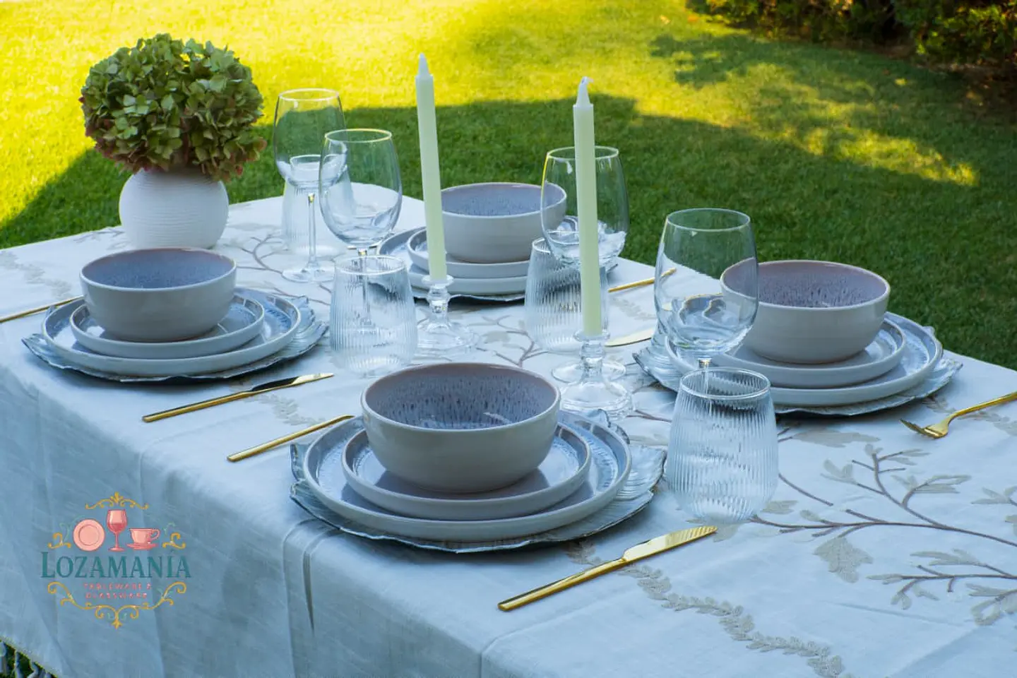 Set de loza 16 Piezas para 4 personas estilo nórdico 9