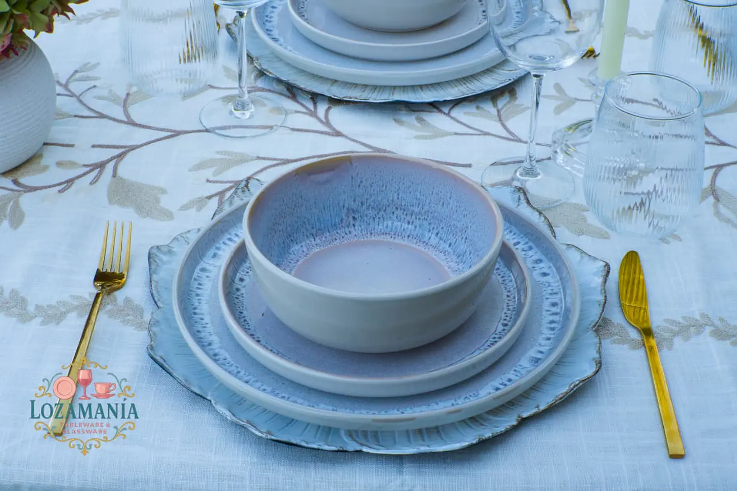 Set de loza 16 Piezas para 4 personas estilo nórdico 10
