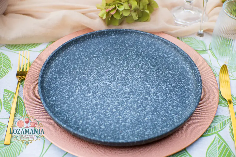 Set de loza 16 Piezas para 4 personas Negra estilo nórdico 2