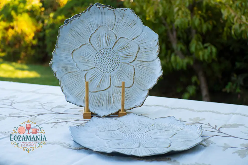 Packs de 6 platos decorativos 33 Cm diseños 2