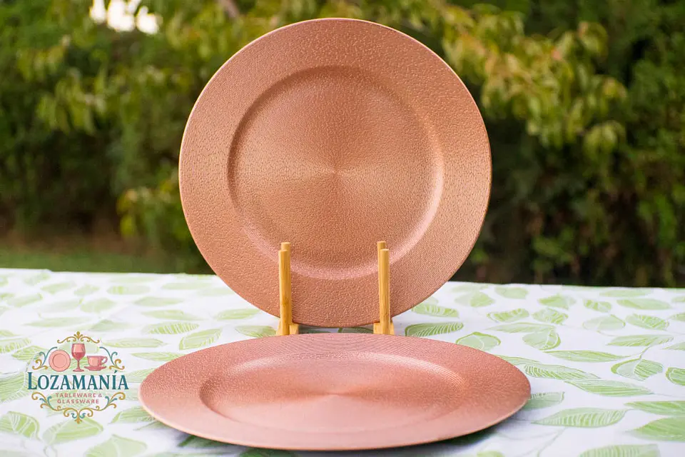 Packs de 6 platos decorativos 33 Cm diseños 4