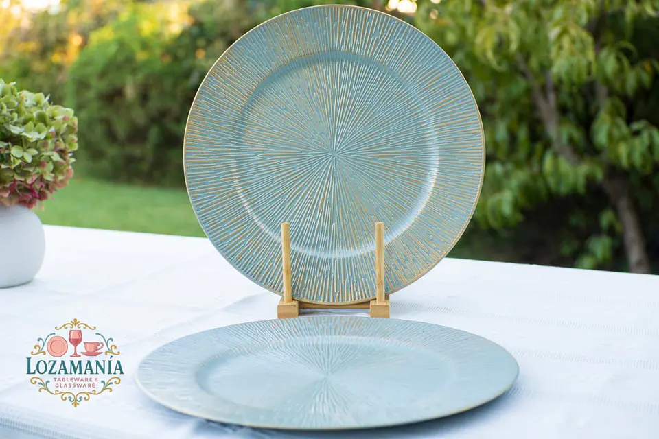 Packs de 6 platos decorativos 33 Cm diseños 6