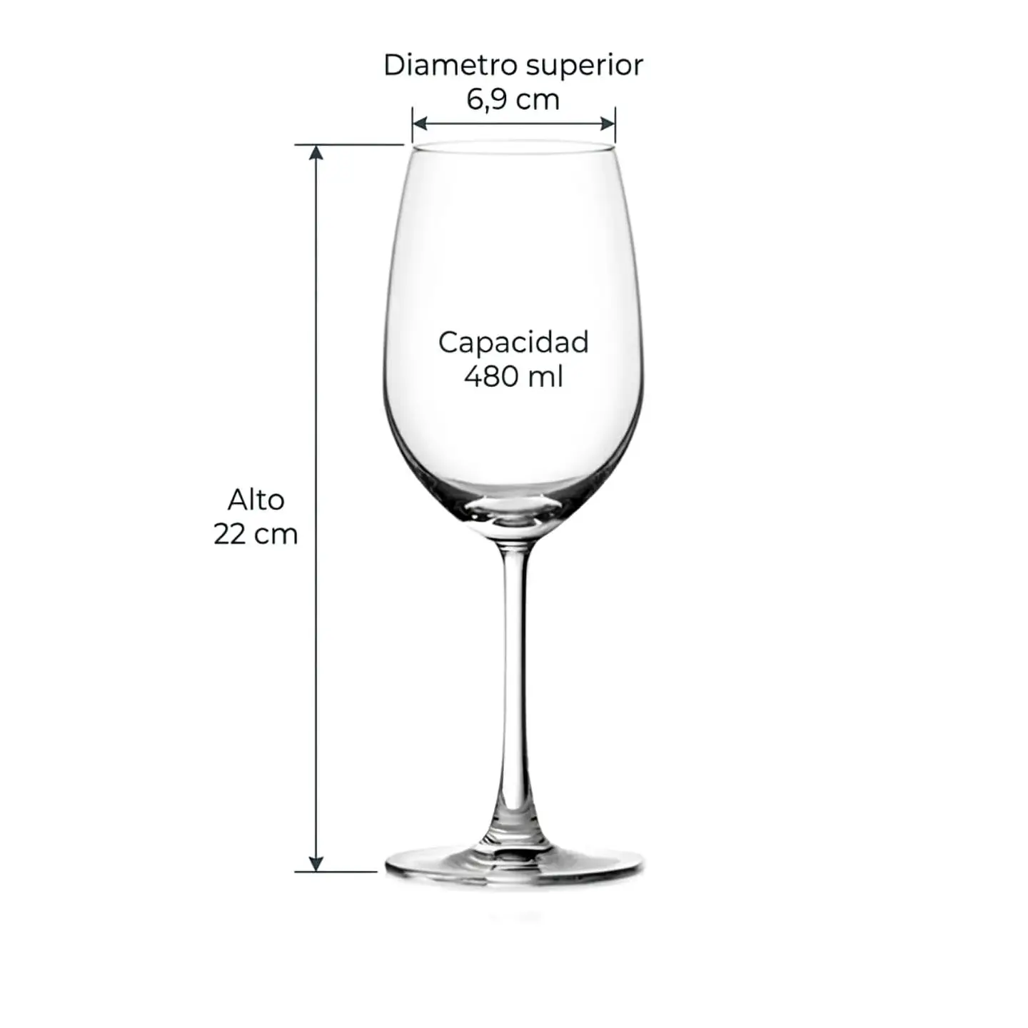 Set 6 Copas de Vino 480 ml 4